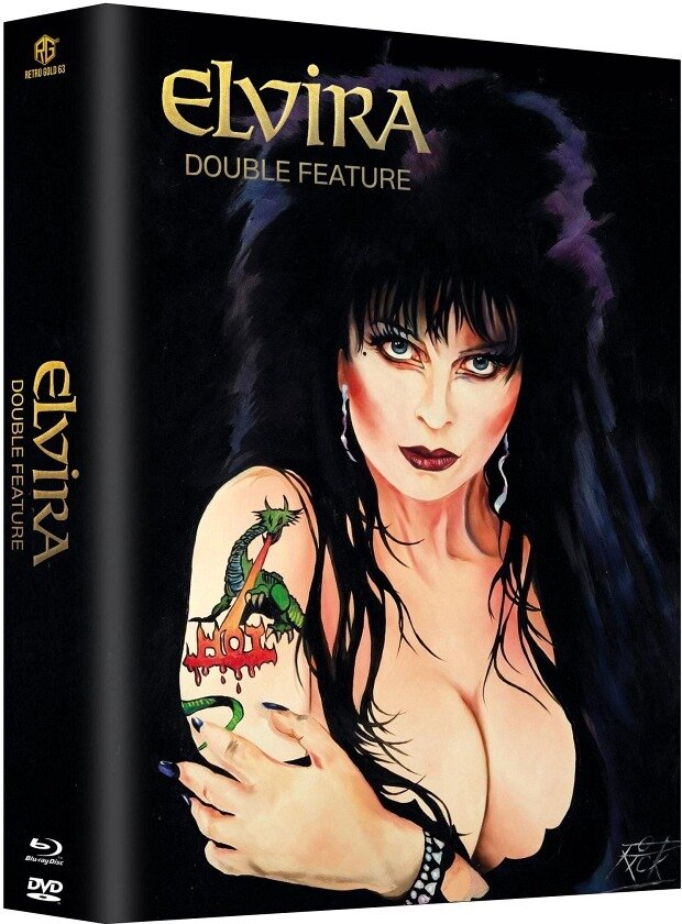 Elvira - Double Feature Cover A, Limited Edition, Mediabook, 3 Blu-rays + 2 DVDs