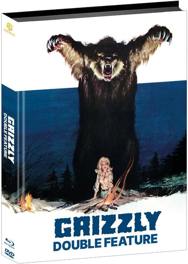 Grizzly - Double Feature Cover A, Wattiert, Limited Edition, Mediabook, 2 Blu-rays + DVD