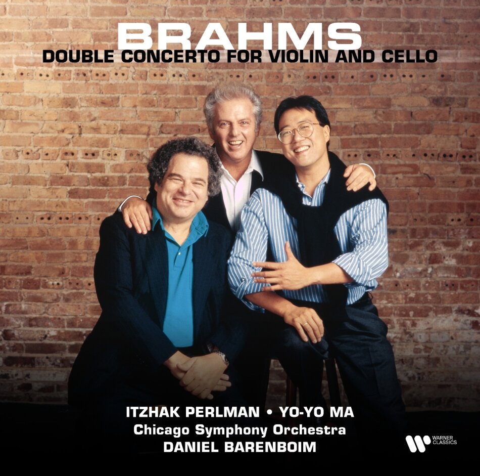 Itzhak Perlman, Yo-Yo Ma, Johannes Brahms (1833-1897), Daniel Barenboim & Chicago Symphony Orchestra (CSO) - Doppelkonzert für Violine & Cello LP