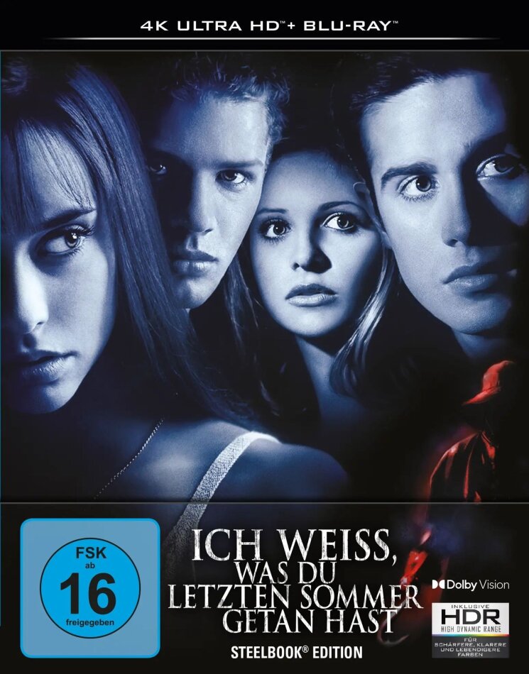 Ich weiss, was du letzten Sommer getan hast (1997) Limited Edition, Steelbook, 4K Ultra HD + Blu-ray