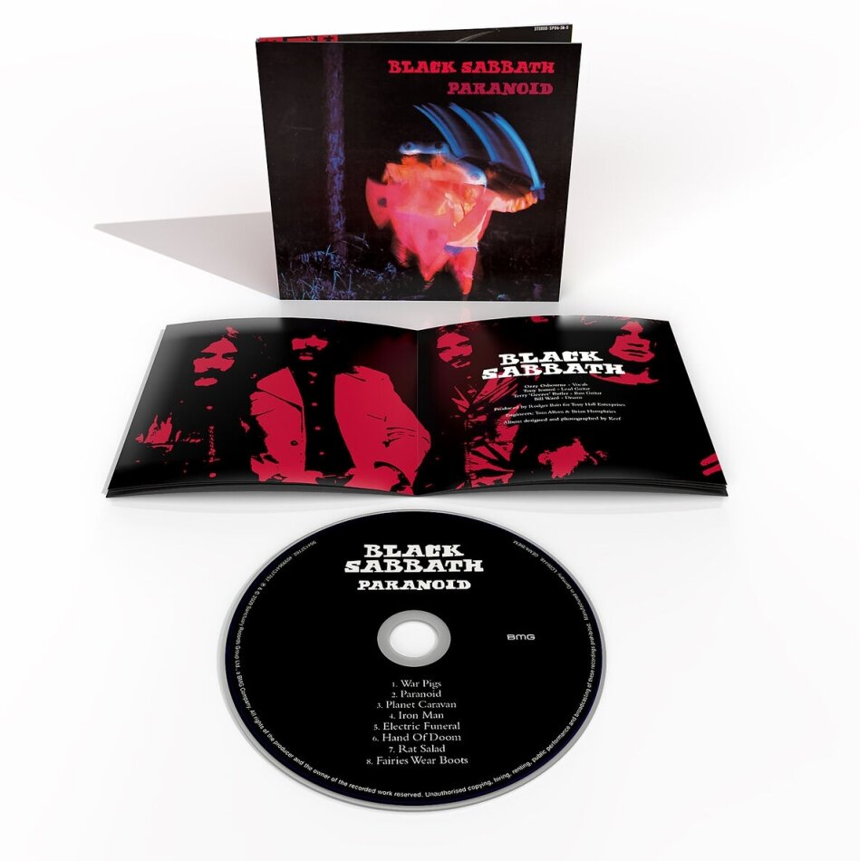 Black Sabbath - Paranoid 2025 Reissue, 2009 Remaster, Sanctuary