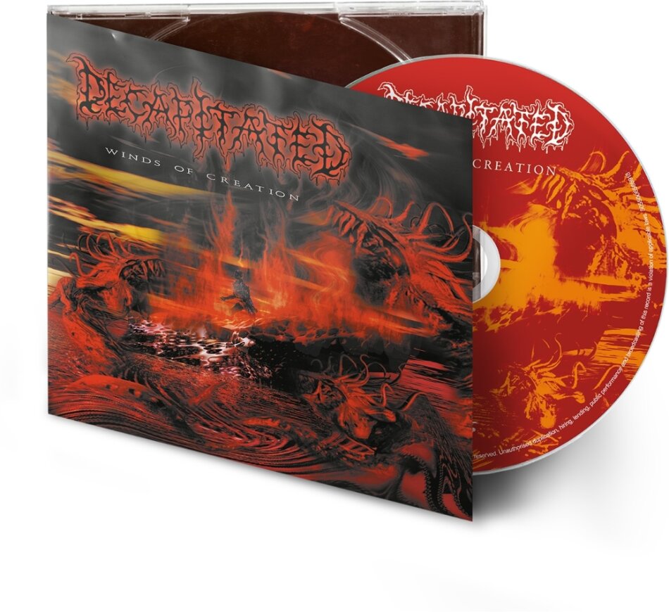Decapitated - Winds Of Creation 2025 reisue, Earache Records, Digipack