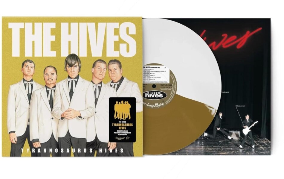 The Hives - Tyrannosaurus Hives 2025 Reissue, Limited Edition, Gold / White Vinyl, LP