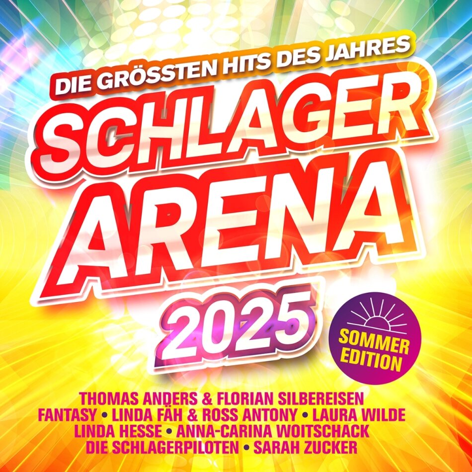 Schlager Arena 2025: Sommer Edition-Die größten Hit 2 CDs