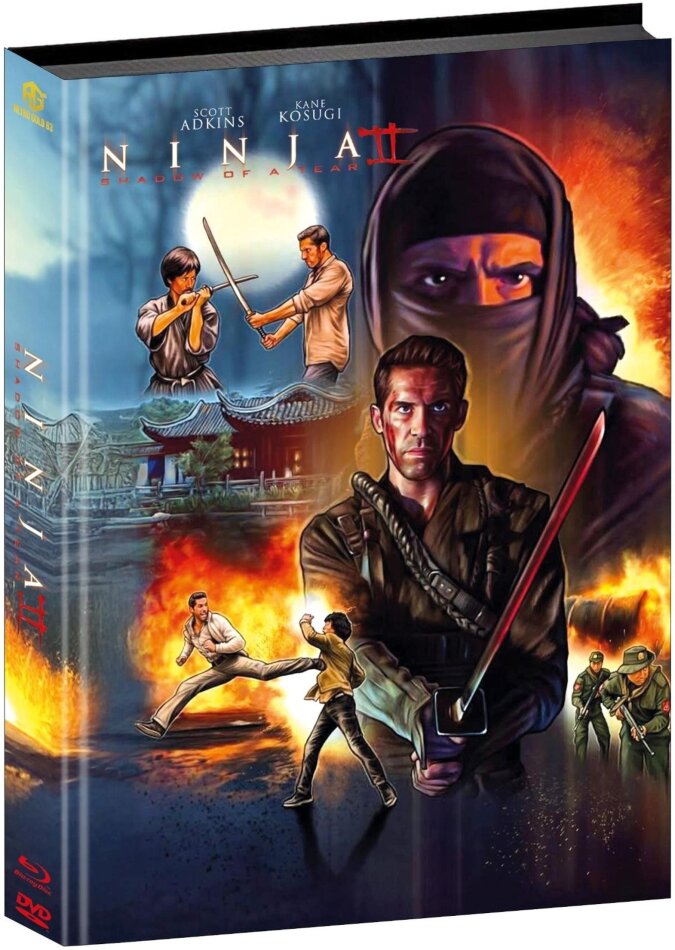 Ninja 2: Shadow of a Tear (2013) Cover A, Wattiert, Limited Edition, Mediabook, Blu-ray + 2 DVDs