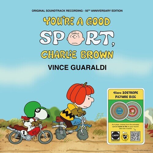 Vince Guaraldi - You're A Good Sport, Charlie Brown 2025 Reissue, 45rpm, 50th Anniversary Edition, Zoetrope Picture Disc, LP