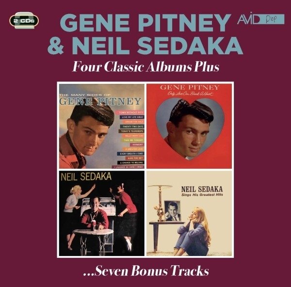 Gene Pitney & Neil Sedaka - Four Classic Albums 2 Bonustracks, 2 CDs