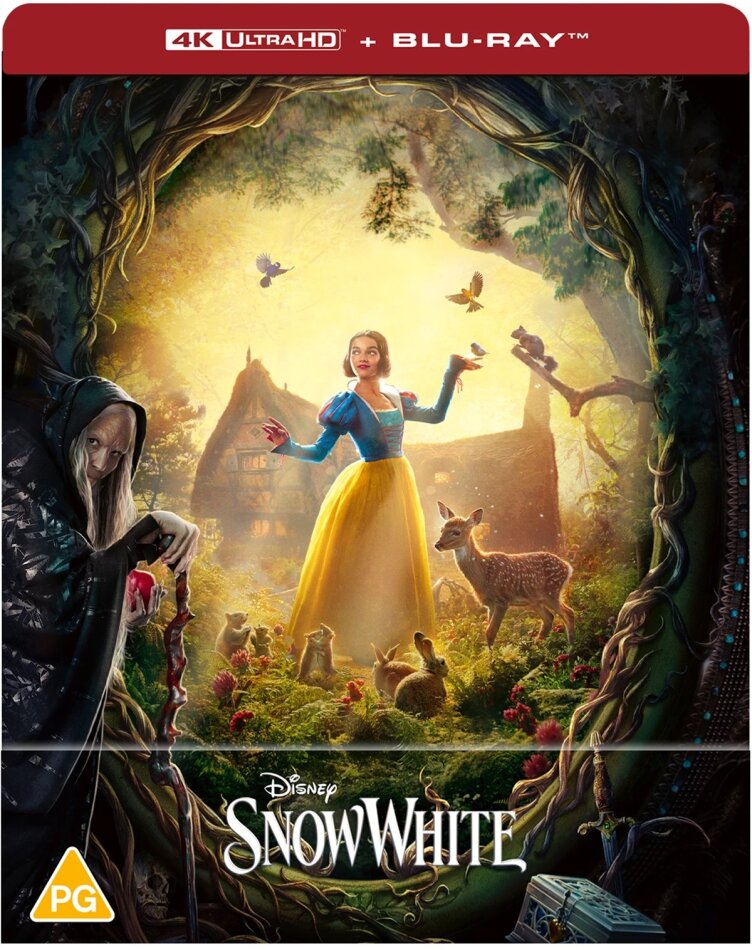 Snow White (2025) Limited Edition, Steelbook, 4K Ultra HD + Blu-ray