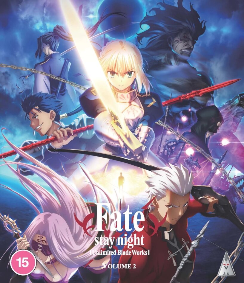 Fate/Stay Night: Unlimited Blade Works - Volume 2 - Season 2 4 Blu-rays