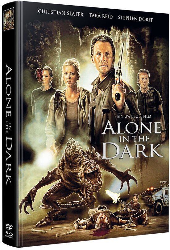 Alone in the Dark (2005) Wattiert, Limited Edition, Mediabook, Blu-ray + DVD