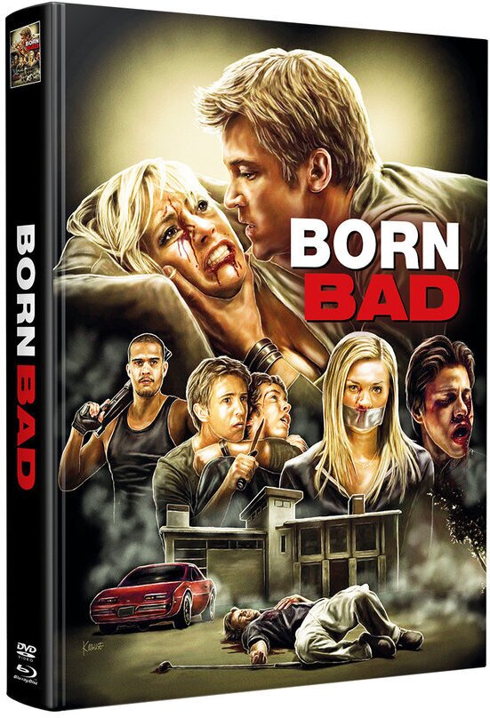 Born Bad (2011) Wattiert, Limited Edition, Mediabook, Blu-ray + DVD