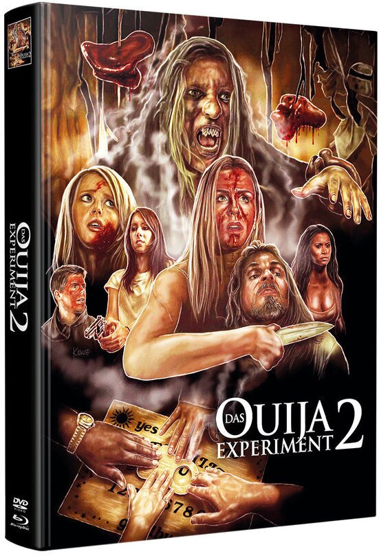 Das Ouija Experiment 2 (2015) Wattiert, Limited Edition, Mediabook, Blu-ray + DVD