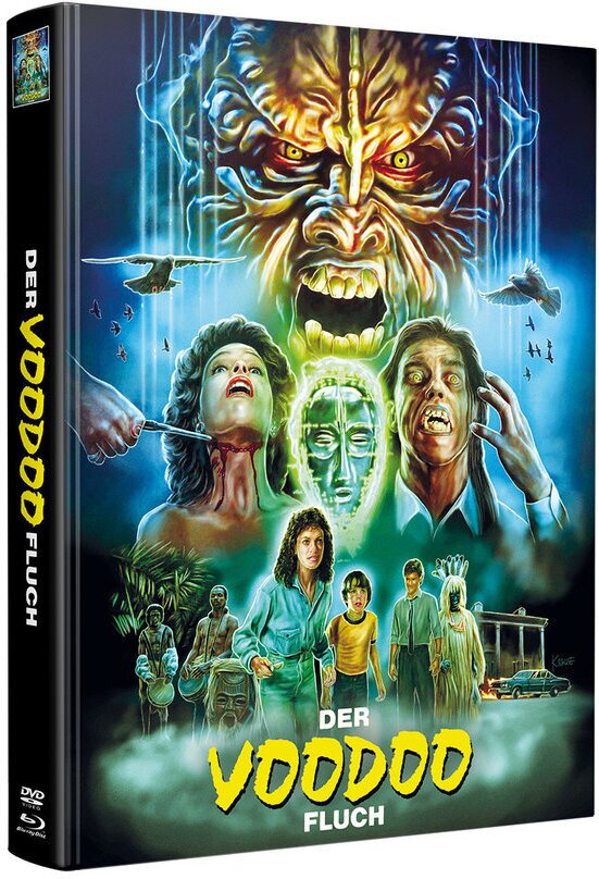 Der Voodoo Fluch (1987) Wattiert, Limited Edition, Mediabook, Blu-ray + DVD