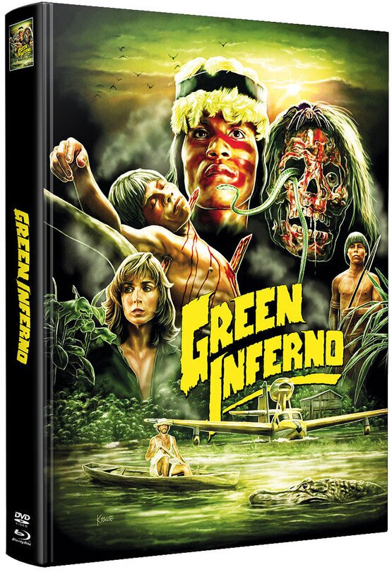 Green Inferno (1988) Wattiert, Édition Limitée, Mediabook, Blu-ray + DVD