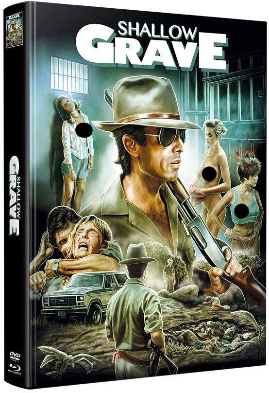 Shallow Grave (1987) Wattiert, Limited Edition, Mediabook, Blu-ray + DVD