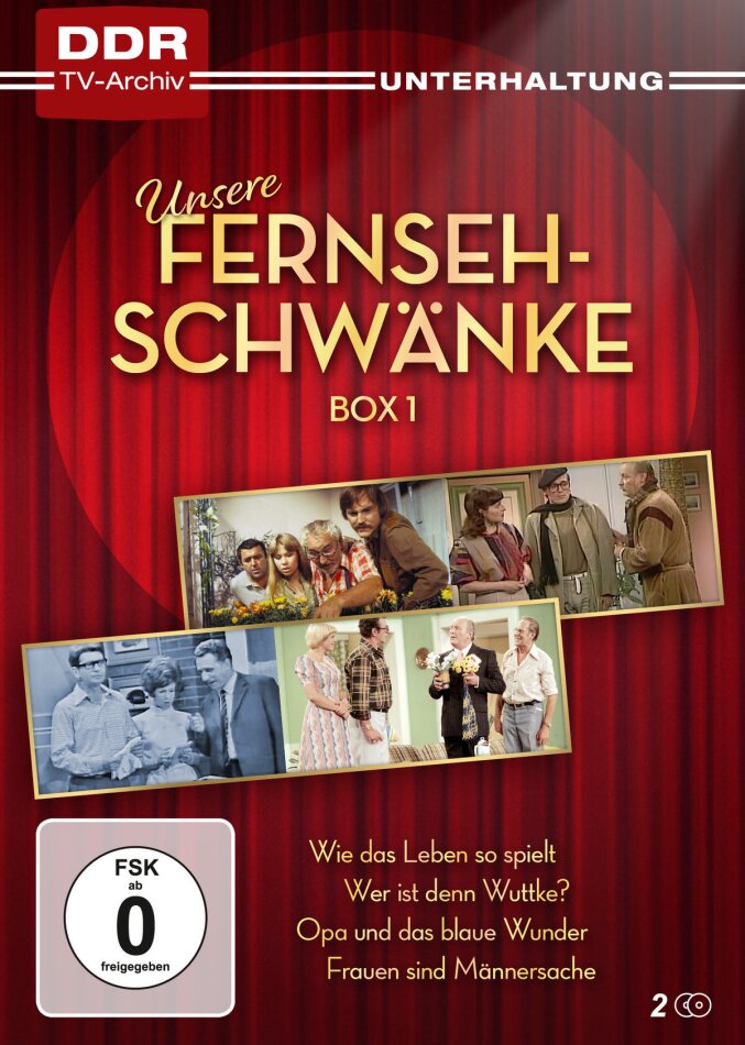 Unsere Fernsehschwänke - Box 1 DDR TV-Archiv, 2 DVDs