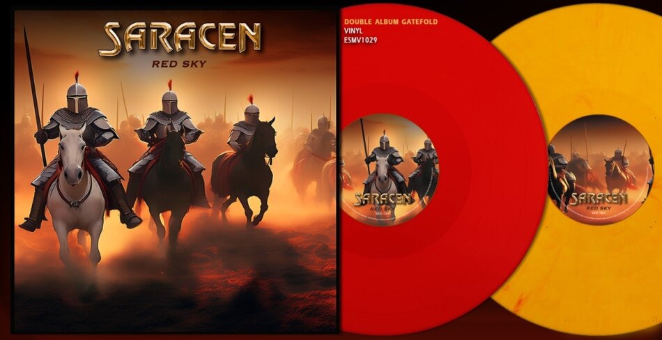 Saracen - Red Sky 2025 Reissue, Colored, 2 LPs