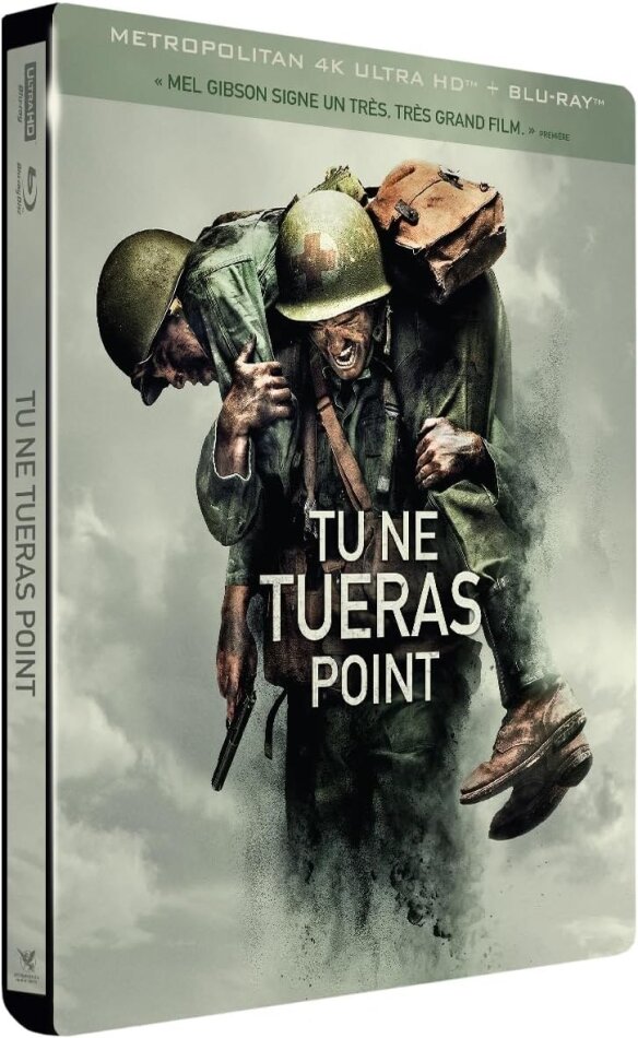 Tu ne tueras point (2016) Édition Limitée, Steelbook, 4K Ultra HD + Blu-ray