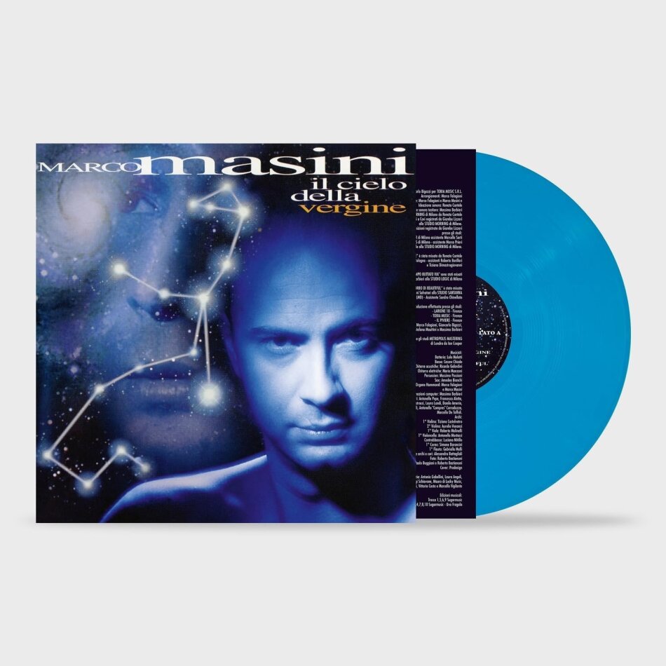 Marco Masini - Il Cielo Della Vergine 2025 Reissue, Baby Blue Vinyl, LP