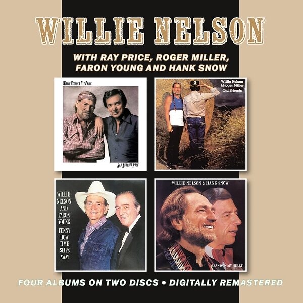 Willie Nelson - San Antonio Rose / Old Friends / Funny How Time BGO - BEAT GOES ON, 2 CDs