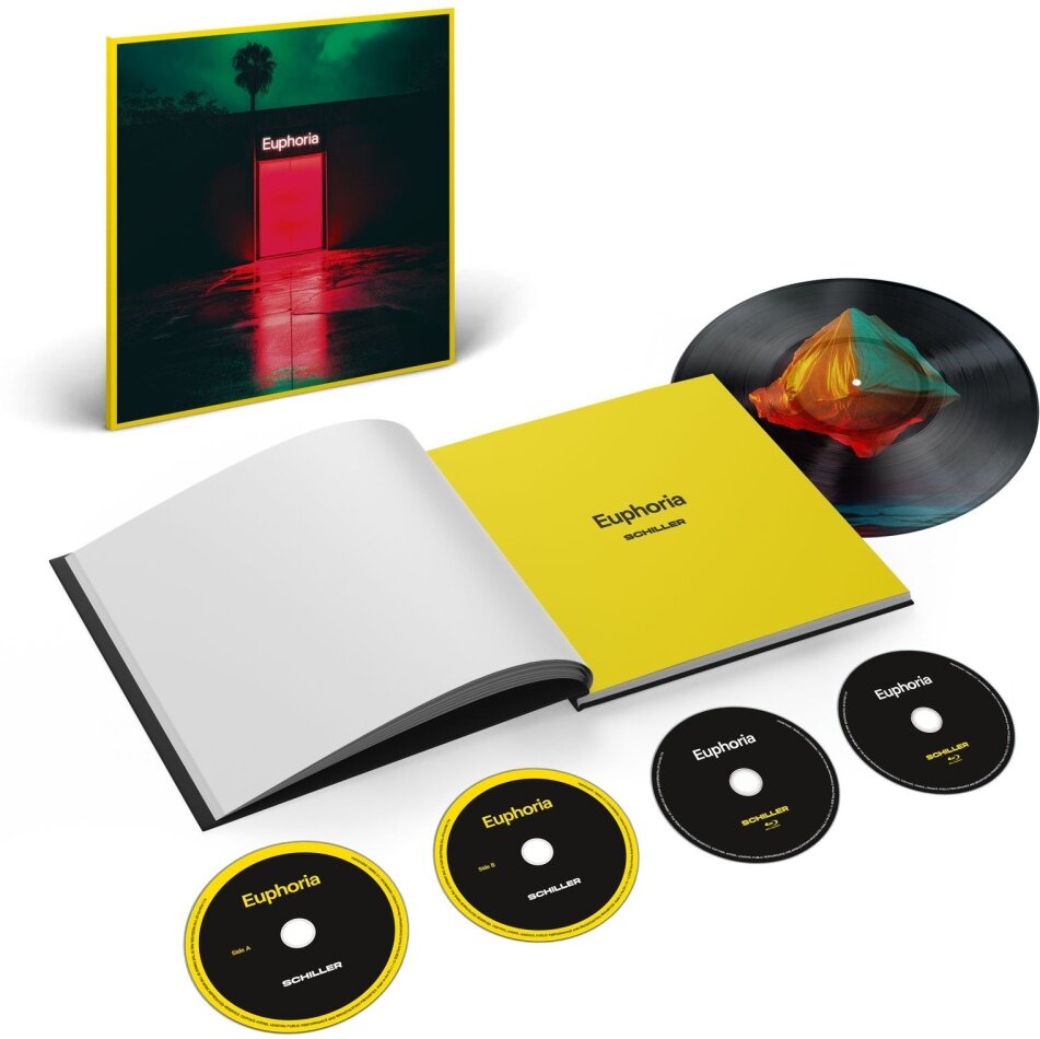 Schiller - Euphoria Deluxe Edition, Limited Premium Edition, 2 CDs + 2 Blu-rays + LP