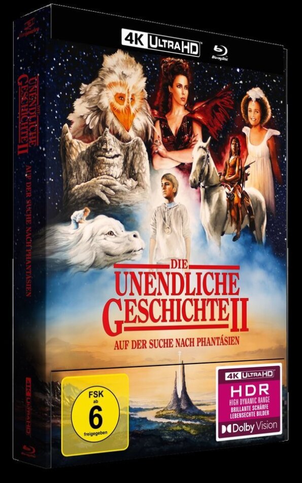 Die unendliche Geschichte 2 - Auf der Suche nach Phantasien (1990) Limited Edition, Mediabook, 4K Ultra HD + Blu-ray