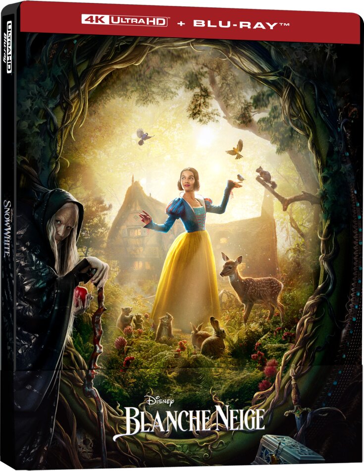 Blanche Neige (2025) Limited Edition, Steelbook, 4K Ultra HD + Blu-ray
