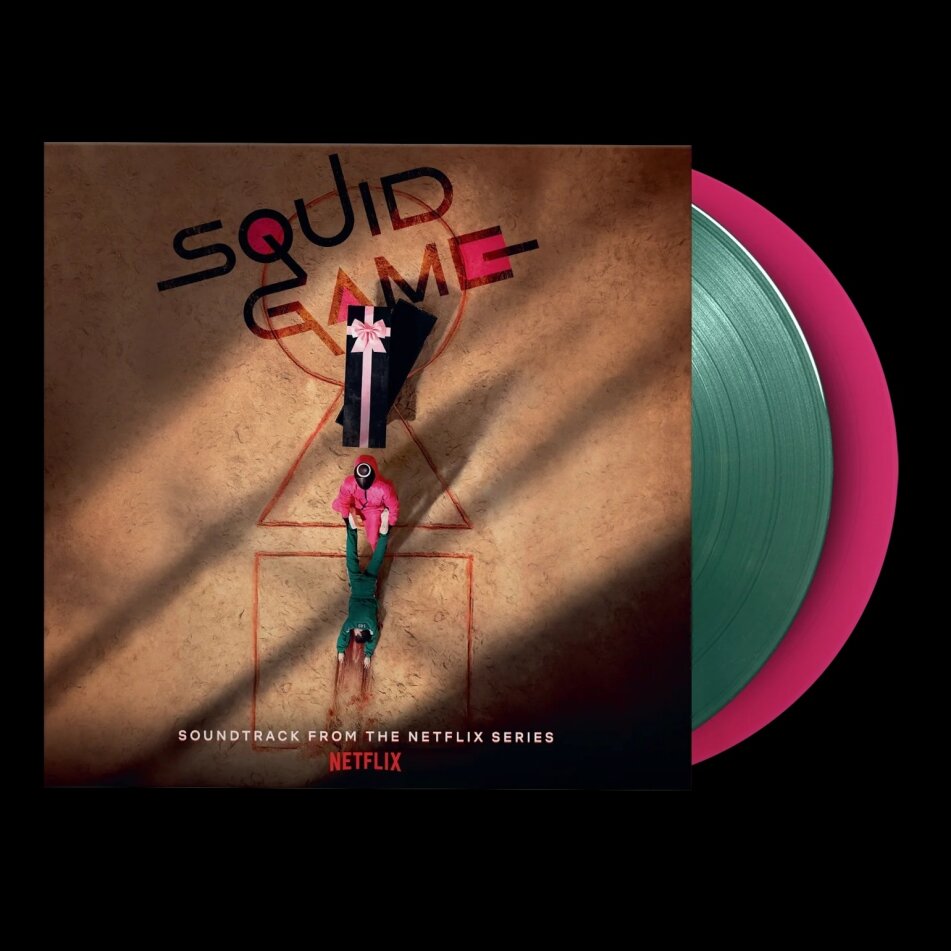 jung jaeil - Squid Game (Soundtrack From The Netflix Series) - OST Music On Vinyl, at the movies, Gatefold, Limited To 3000 Copies, Green & Pink Vinyl, 2 LPs