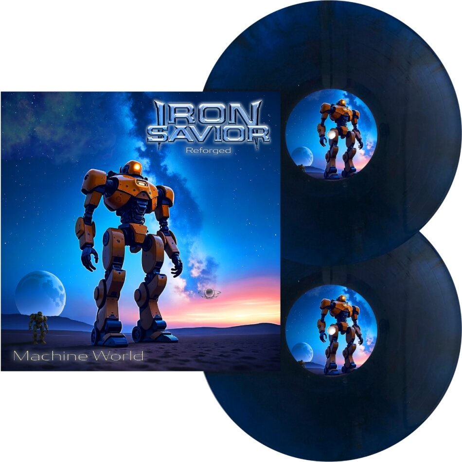 Iron Savior - Reforged - Machine World Gatefold, Starbreaker Blue Vinyl, 2 LPs