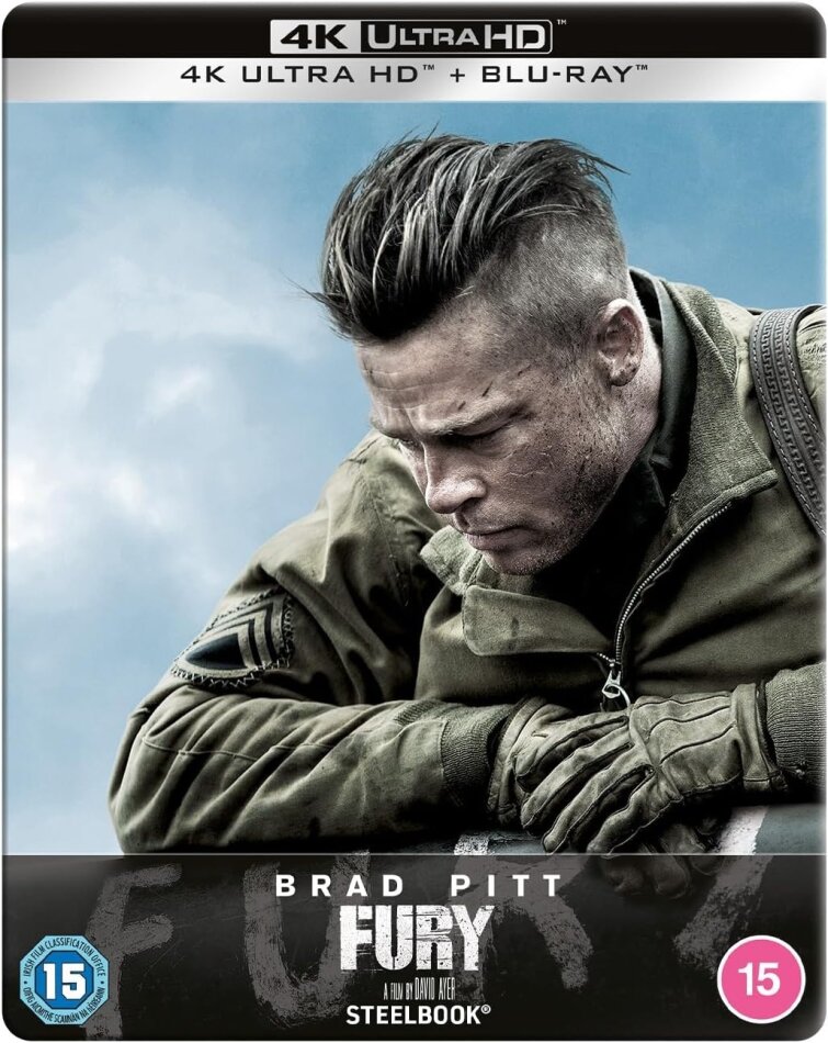 Fury (2014) Limited Edition, Steelbook, 4K Ultra HD + Blu-ray