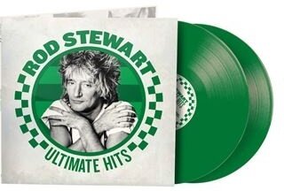 Rod Stewart - Ultimate Hits Alternate Cover, Gatefold, Rhino, Green Vinyl, 2 LPs
