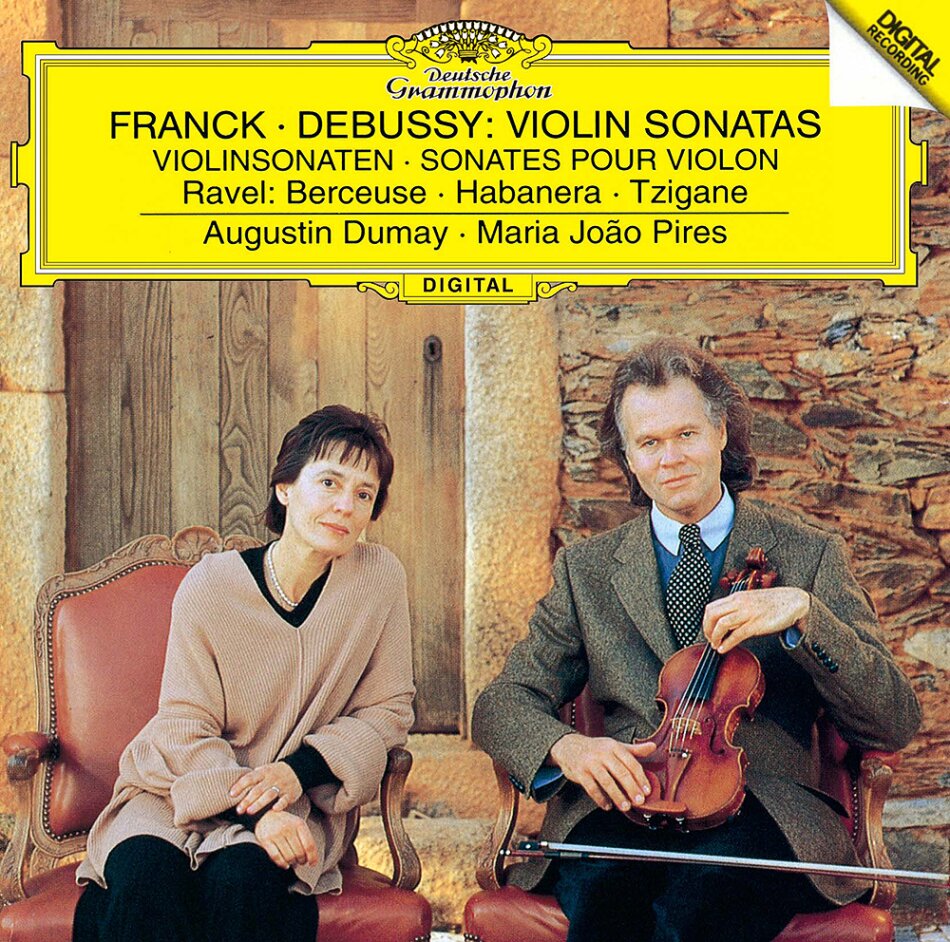 César Franck (1822-1890), Claude Debussy (1862-1918), Maurice Ravel (1875-1937), Maria Joao Pires & Augustin Dumay - Franck: Violin Sonata In A Major / Debussy: Violin Sonatas Japan Edition, HQCD REMASTER
