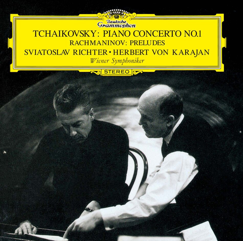 Peter Iljitsch Tschaikowsky (1840-1893), Sergej Rachmaninoff (1873-1943), Herbert von Karajan, Sviatoslav Richter & Wiener Symphoniker - Tchaikovsky: Piano Converto No. 1 / Rachmaninov: Preludes Japan Edition, HQCD REMASTER