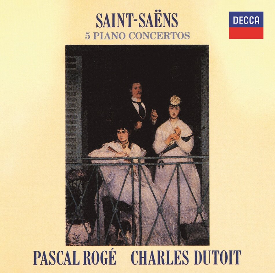 Camille Saint-Saëns (1835-1921), Charles Dutoit & Pascal Roge - 5 Piano Concertos Japan Edition, UHQCD, 2 CDs