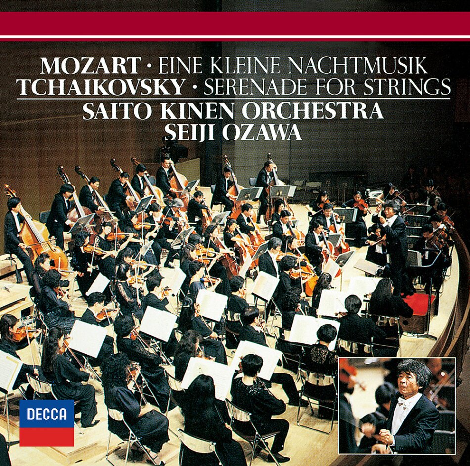 Wolfgang Amadeus Mozart (1756-1791), Peter Iljitsch Tschaikowsky (1840-1893), Seiji Ozawa & Saito Kinen Orchestra - Eine kleine Nachtmusik, Serenade For Strings UHQCD, Japan Edition