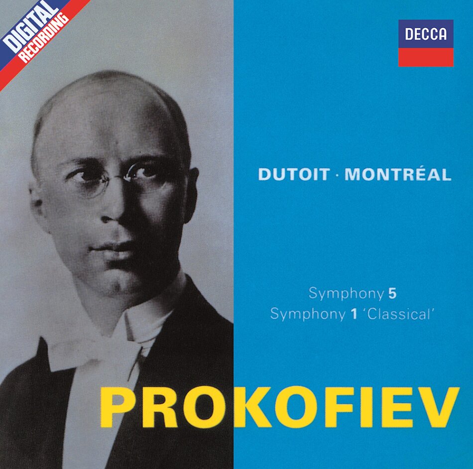 Charles Dutoit, Serge Prokofieff (1891-1953) & Orchestre Symphonique de Montréal - Symphonies 1 Op 25 Classical & 5 Op 100 Japan Edition, UHQCD
