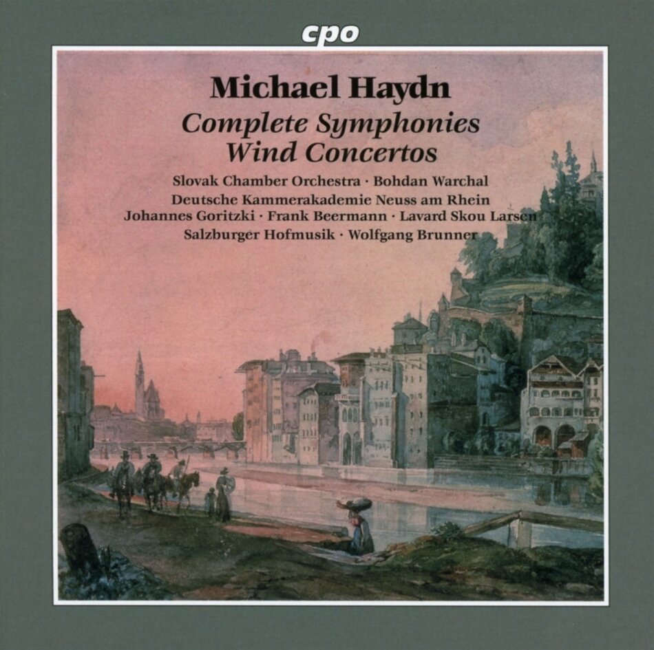 Slovak Chamber Orchestra, Deutsche Kammerakademie Neuss, Michael Haydn (1737-1806), Wolfgang Brunner & Salzburger Hofmusik - Complete Symphonies - Wind Concertos 16 CDs
