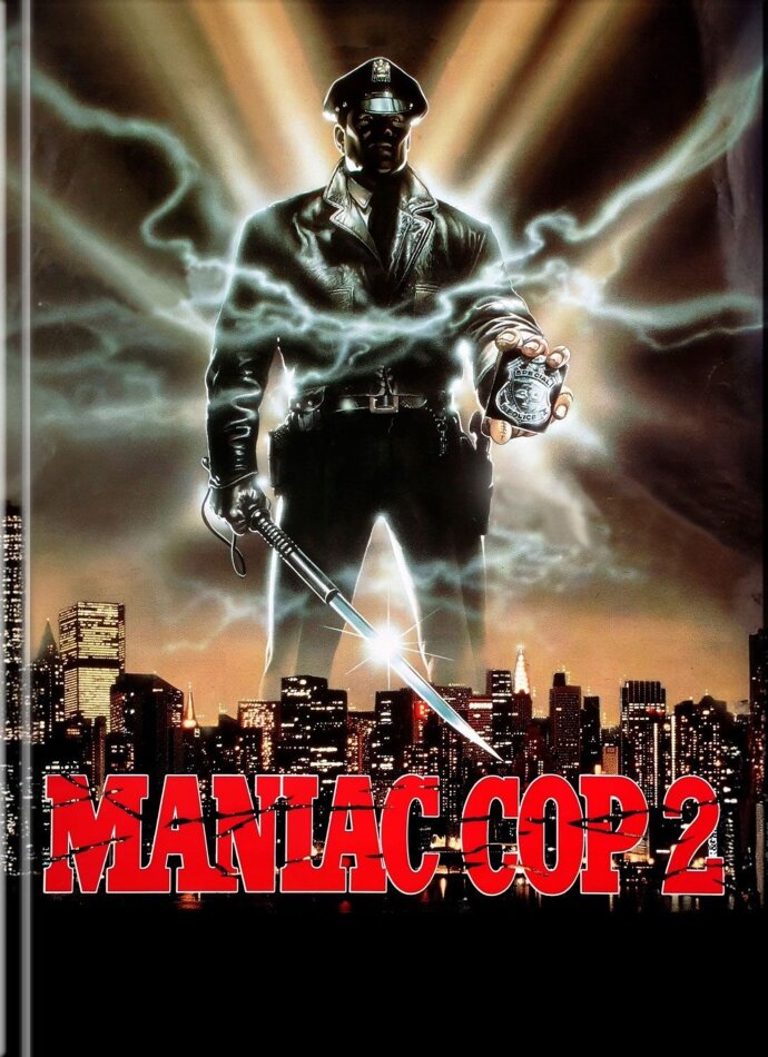 Maniac Cop 2 (1990) Cover A, Édition Limitée, Mediabook, 4K Ultra HD + Blu-ray
