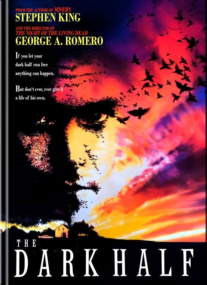The Dark Half (1993) Cover B, Édition Limitée, Mediabook, Blu-ray + DVD