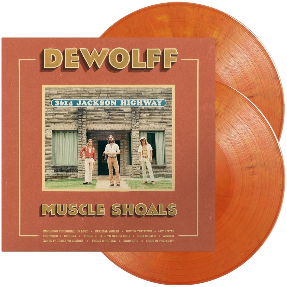 DeWolff - Muscle Shoals 2025 Reissue, Mascot, Orange Marble Vinyl, 2 LPs