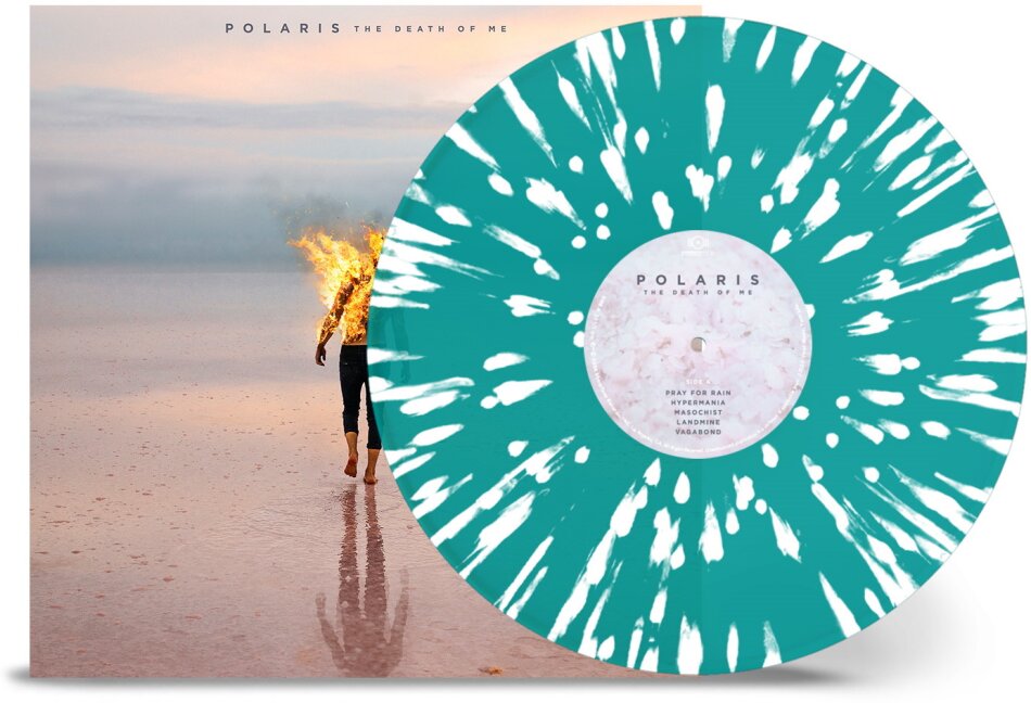Polaris - The Death Of Me 2025 Reissue, Sharp Tone Records, Transparent turquoise with white vinyl, LP