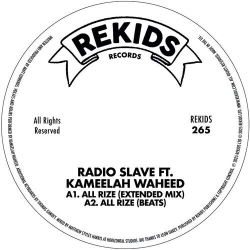 Radio Slave - All Rize 12" Maxi