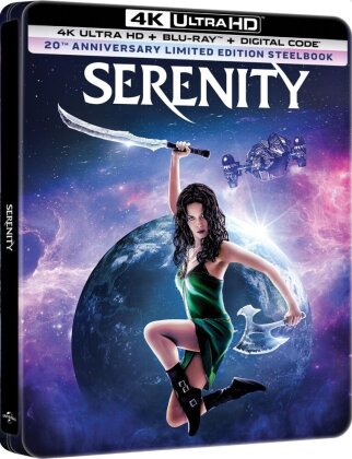 Serenity (2005) (20th Anniversary Limited Edition, Steelbook, 4K Ultra HD + Blu-ray)
