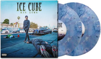 Ice Cube - Man Down (Second Records, Limited Edition, Blue With White Marble Vinyl, 2 LPs)