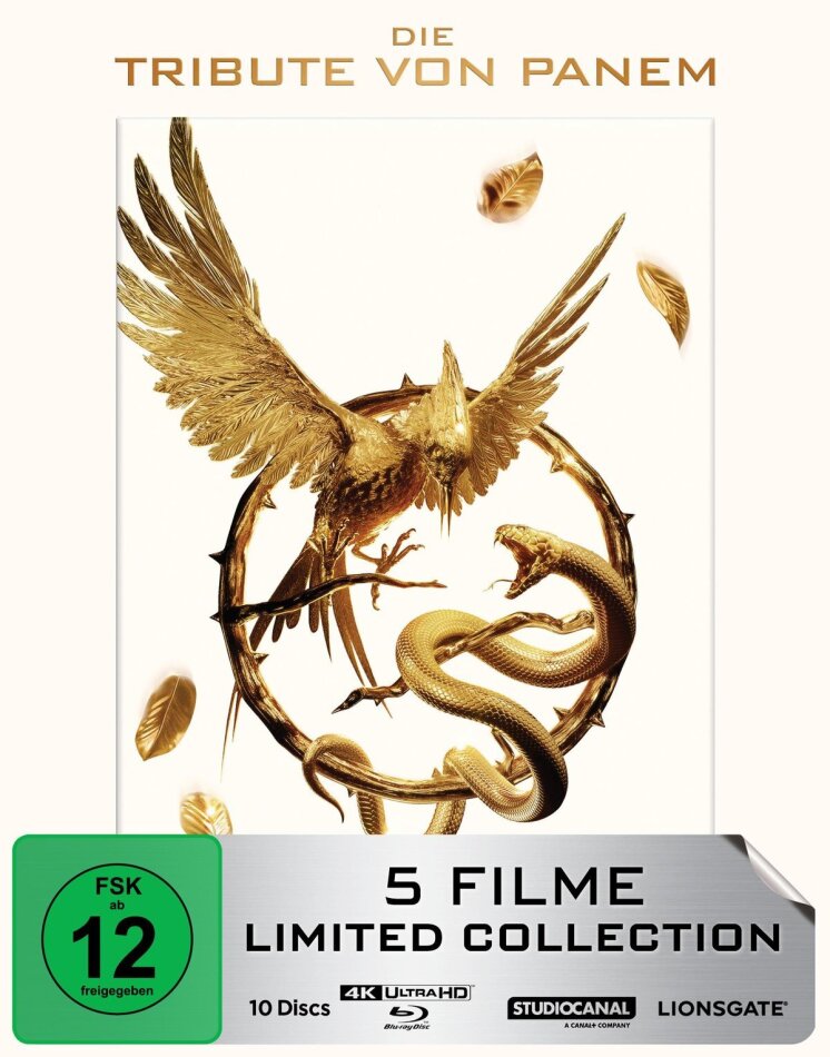 Die Tribute von Panem - 5 Filme Collection Limited Edition, 5 4K Ultra HDs + 5 Blu-rays