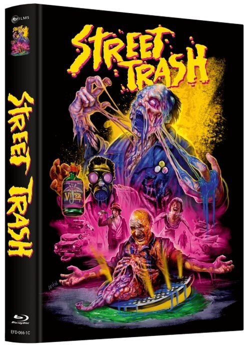 Street Trash (1987) Cover C, Limited Edition, Mediabook, Blu-ray + DVD