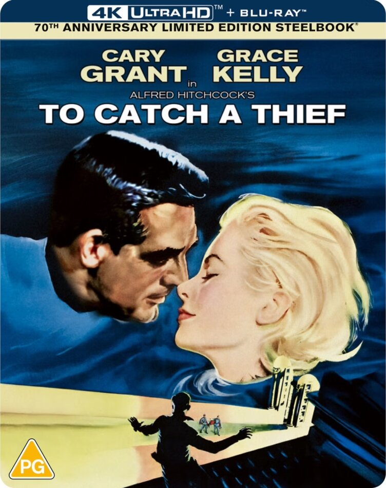 To Catch A Thief (1955) 70th Anniversary Limited Edition, Steelbook, 4K Ultra HD + Blu-ray