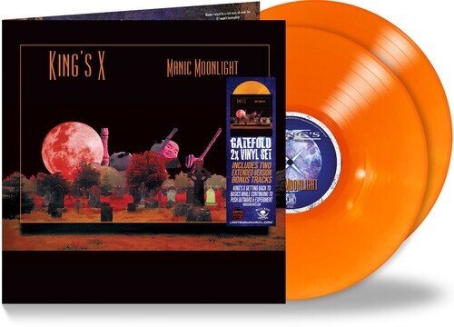 King's X - Manic Moonlight 2025 Reissue, Brutal Planet, Limited Edition, Orange Vinyl, 2 LPs