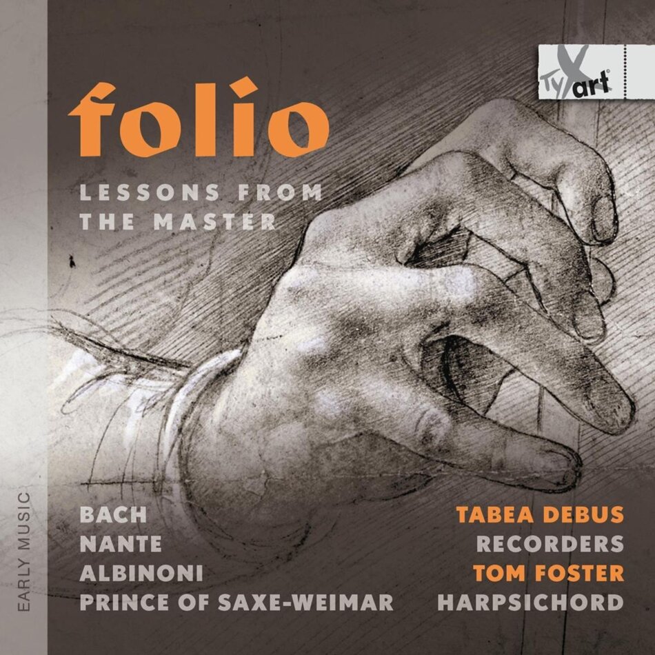 Johann Sebastian Bach (1685-1750), Alex Nante (*1992), Tomaso Albinoni (1671-1751), Tabea Debus & Tom Foster - Folio - Lessons From The Master