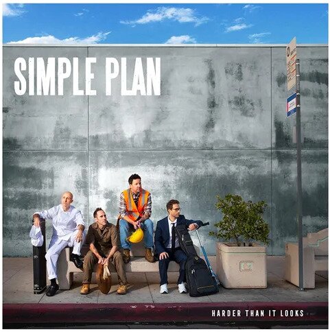 Simple Plan - Harder Than It Looks 2025 Reissue, Artist Friendly Co., 140 Gramm, Limited Edition, White / Blue Vinyl, LP